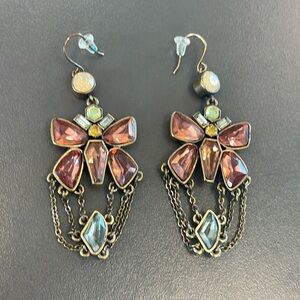 Papillon Nocturne Dangle Earrings